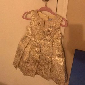 Miss Mona MOUSE golden dress 12M,